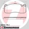 Zimmermann Brake Pad Set, 243161701 243161701 - alternate 2